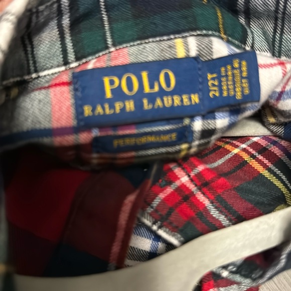 Holiday Christmas Photo’s Ralph Lauren Toddler Button Down - Picture 3 of 3
